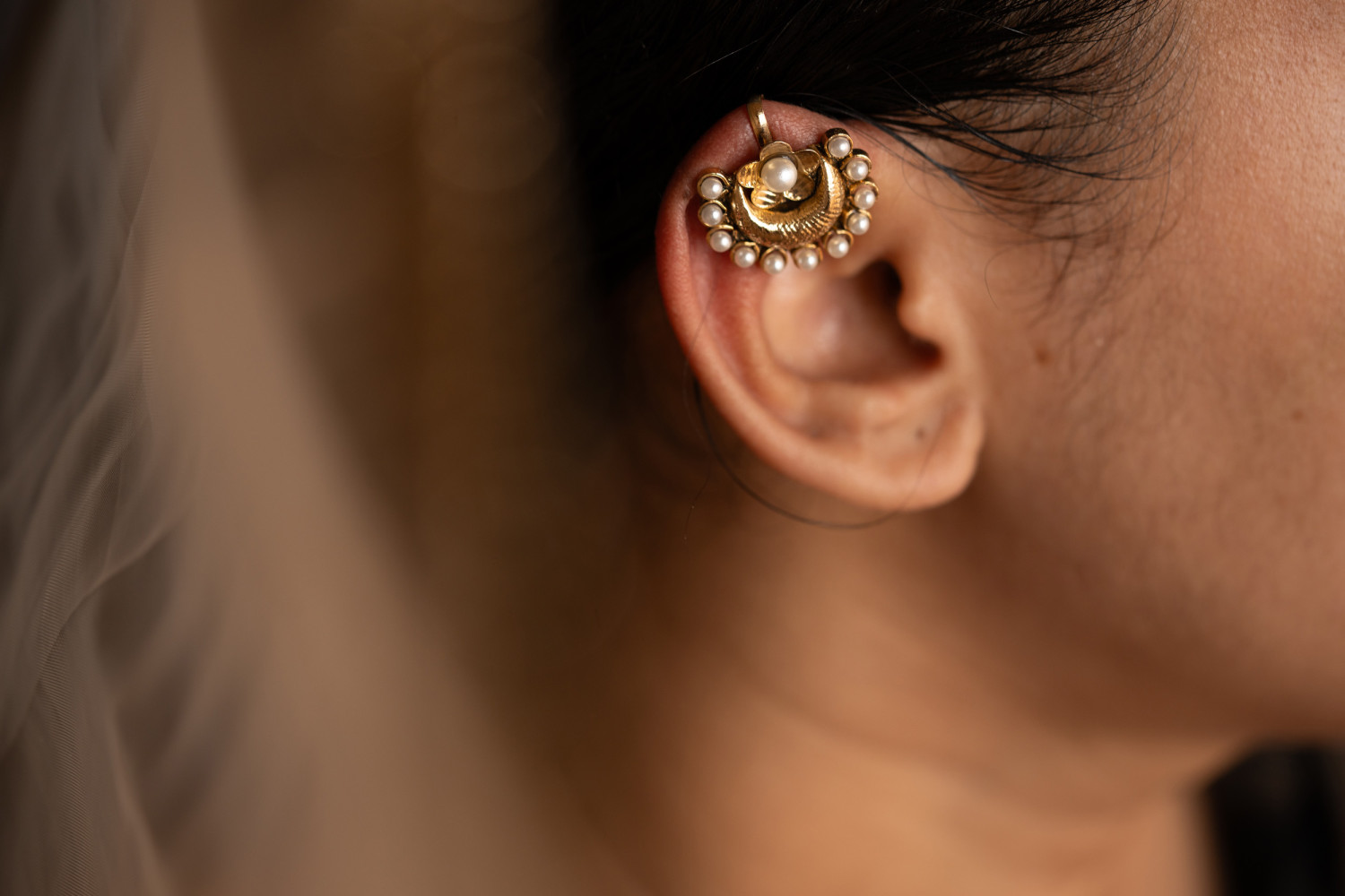 Ardha Chandra Earcuffs
